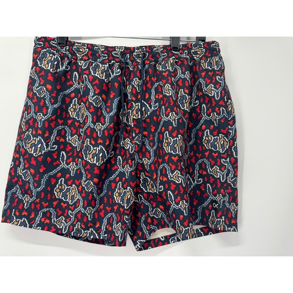 Outerknown‎ Nomadic Printed Volley Shorts Mens Size Med Hybrid 16" Outseam
